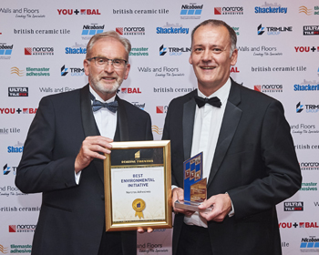 Norcros Adhesives, tile adhesive, grout and preparation products manufacturer, scooped the Gold Award for Best Environmental Initiative at the recent Tile Association Awards.